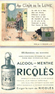 Chromos & Images - Ricqlès - Alcool De Menthe - Au Clair De La Lune - Autres & Non Classés