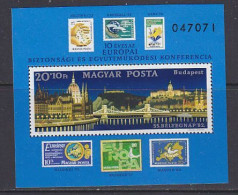 Hungary 1982 KSZE/OSCE M/s PERFORATED ** Mnh (ZO242) CRAZY PRICE - Idées Européennes