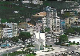 Brazil ** & Salvador, Escultura De Mario Cravo Junior E Igreja Da NS. Da Conceição Da Praia, Ed. Litoarte Caxias (17) - Salvador De Bahia