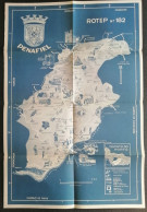 Portugal Dépliant Touriste Avec Carte Penafiel Entre-os-Rios Termas De São Vicente SPA Porto 1961 Tourist Flyer Map - Dépliants Touristiques