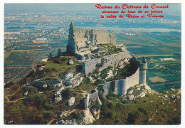 CPSM / CPM 10,5 X 15  Drôme Les Ruines Du Château De CRUSSOL  Commune De Saint-Peray - Saint Péray