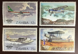 Zambia 1984 ICAO Anniversary Aircraft MNH - Zambia (1965-...)