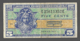 Military Payment Certificate 5 Cents (A12p85) - 1954-1958 - Reeksen 521