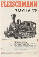 Catalogue  FLEISCHMANN 1970 Novità Treni HO 1:87 + Auto Da Corsa - En Italien - Sin Clasificación