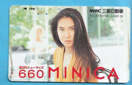 Japan Telefonkarte Japon Télécarte Phonecard -  Girl Frau Women Femme - Personajes