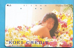 Japan Telefonkarte Japon Télécarte Phonecard -  Girl Frau Women Femme - Personnages