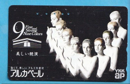 Japan Telefonkarte Japon Télécarte Phonecard -  Girl Frau Women Femme - Characters