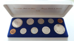 Coffret Fleurs De Coin 1976 FR Et FL - Avec 250 Francs Argent - FDEC, BU, BE & Münzkassetten