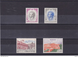 MONACO 1971 RAINIER III, Palais Princier  Yvert 847-850, Michel 1017-1021 NEUF** MNH Cote Yv 18,50 Euros - Neufs