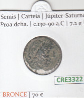 CRE3322 MONEDA ROMANA SEMIS BRONCE VER DESCRIPCION EN FOTO - Keltische Münzen