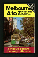 Reiseführer Stadtführer Atlas Melbourne Australien A Bs Z Englisch Retro 1979 - Australia