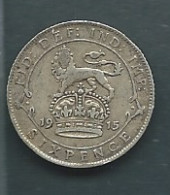 Grande Bretagne Great Britain 6 Pence 1915 - PIEB 25301 - H. 6 Pence