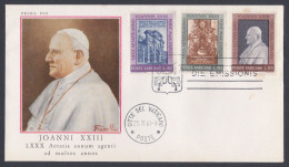 Vatican City 1961 Private FDC Pope John XXIII, Christian, Christianity, Catholic Church, First Day Cover - Lettres & Documents