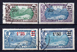 Océanie -1924 - Tb Antérieurs Surch  - N° 61 à 64 - Oblit - Used - Gebraucht