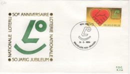 COB - FDC N° 716 - Timbre N° 2128 - 1981-1990