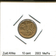 10 CENTS 2003 AFRIQUE DU SUD SOUTH AFRICA Pièce #AS304.F.A - Afrique Du Sud