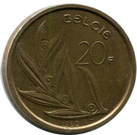 20 FRANCS 1980 DUTCH Text BELGIEN BELGIUM Münze #AZ363.D.A - 20 Francs