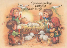 JESUS CHRIST Baby JESUS Christmas Vintage Postcard CPSM #PBB954.GB - Jesus