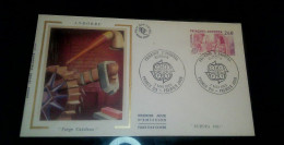Timbre  Europe Andorre Enveloppe Fdc Europa Les Forges Catalanes 1983 - FDC