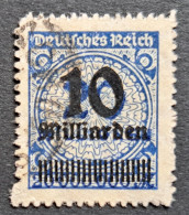 Deutsches Reich 1923, Mi 335B Gestempelt Geprüft - Usati