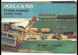 Livret Meccano Trains Hornby - Dinky Toys + Feuilles Tarif 1959- La Boite A Joujoux Boulogne Sur Mer - Le Touquet - Treni