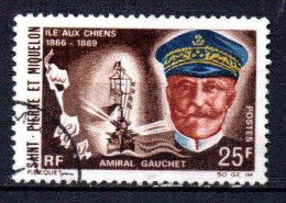 St Pierre Et Miquelon  - 1968 -  Amiral Gauchet  - N° 383  - Oblit - Used - Usati