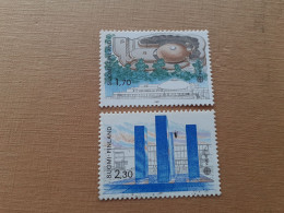 TIMBRES  FINLANDE  ANNEE  1987     N  985  /  986   COTE  9,00  EUROS   NEUFS   LUXE** - Ungebraucht