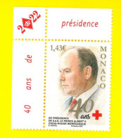 MONACO 2022 40° Years Of The Presidency Of H.S.H Prince Albert II At The Monaco - Unused Stamps