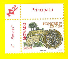 MONACO 2022 500th Anniversary Of The Birth Of Honore I - Set - Unused Stamps