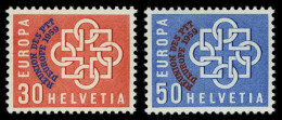 SCHWEIZ BUNDESPOST 681/2 **, 1959, PTT, 2 Prachtwerte, Mi. 40.- - Neufs