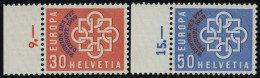 SCHWEIZ BUNDESPOST 681/2 **, 1959, PTT, 2 Prachtwerte, Mi. 40.- - Ungebraucht