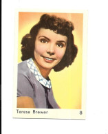 AQ78 - CARTE TERESA BREWER - FORMAT 6 X 9 CM - Posters