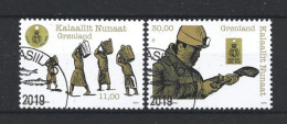 Greenland 2019 Coal Mining Y.T. 804/805 (0) - Used Stamps