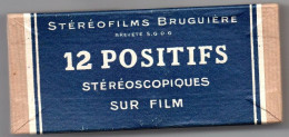 CHAMONIX // 12 Positifs Sréréoscopique Sur Film // BRUGUIERE // Mer De Glace & Divers - Stereo-Photographie