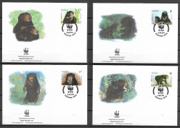 Laos 1994 Animals - Malay Bear - WWF FDC - Bears