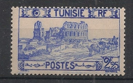 TUNISIE - 1938 - N°YT. 218 - El Djem 2f25 Outremer - Neuf Luxe** / MNH / Postfrisch - Neufs