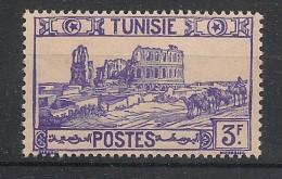 TUNISIE - 1941-45 - N°YT. 237 - El Djem 3f Violet - Neuf Luxe** / MNH / Postfrisch - Ungebraucht