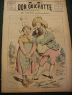 1885 Journal Satirique LE DON QUICHOTTE - AH ! TAIS TOI ! Par Gilbert MARTIN - JULES FERRY - ON A TIRE SUR EMILE ZOLA - Giornali - Ante 1800
