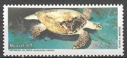Brasil 1987 Brasil 1987 Preservação Da Fauma Brasileira - Tartaruga RHM C1549 - Unused Stamps