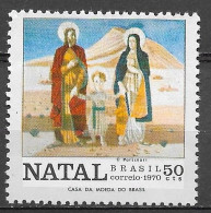 Brasil 1970 Natal - Sagrada Família RHM C691 - Unused Stamps