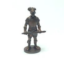 Metal Soldaten 14 - 16 Hahrhundert N 3 Pikenier Kupfer - Metal Figurines