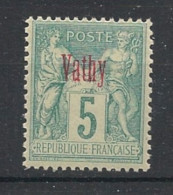 VATHY - 1893-1900 - N°YT. 1 - Type Sage 5c Vert — Neuf Luxe** / MNH / Postfrisch - Unused Stamps