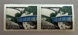 Timbres Suède Se-tenant 04/07/1968 40 öre Neuf N°FACIT 620 - Neufs