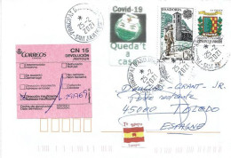 Letter From Andorra To Toledo (Spain) ,during Epidemic COVID19,return To Sender, 3 Pictures,front & Back Cover, - Cartas & Documentos