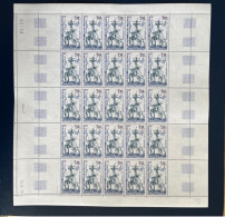 TAAF - 1979 PLANCHE FEUILLE 25v Timbres Navire MNH **  PO 79 - Blocs-feuillets