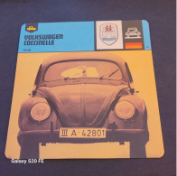 Fiches Illustrées  **  Voitures Anciennes  **  Volkswagen Coccinelle - Cars