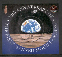 Fiji 1999 Space - The 30th Anniversary Of The First Manned Landing On Moon MS MNH - Océanie