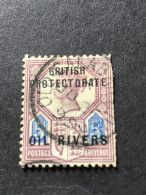 NIGERIA OIL RIVERS  5d Purple And Blue    FU - Nigeria (...-1960)