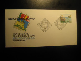 SANTA MARIA DA FEIRA 1990 Expo Iberoamericana 90 Cancel Cover ANGOLA Portuguese Area Portugal - Angola