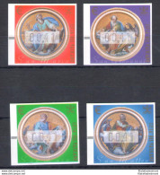 2002 Vaticano - Francobolli Automatici Con Fili Di Seta - N11B/14B - 0.41 Cent - Quattro Evangelisti - MNH** - Macchine Per Obliterare (EMA)